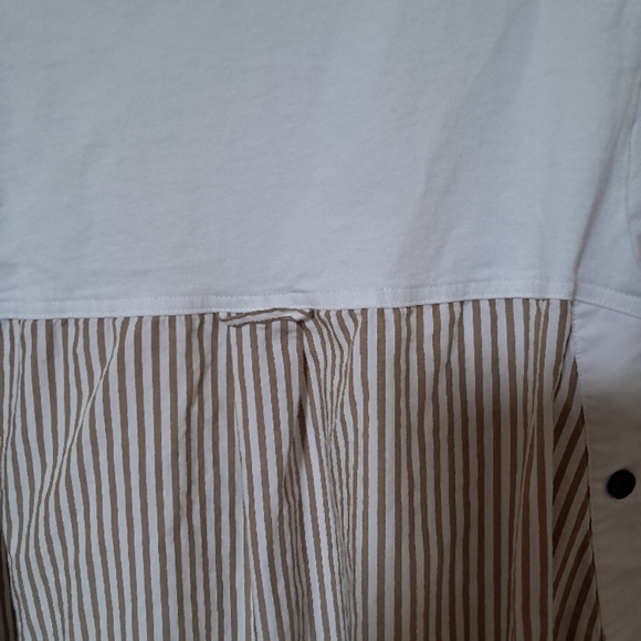 adidas Dry Clean Only Bangkok t-shirt Midi Dress Pinstripe Twill FITS XL. - Picture 6 of 8